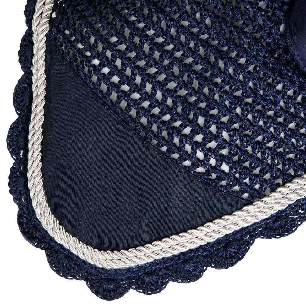 CUFFIETTA COTONE CROCHET PER SOTTOSELLA SS00207 ORECCHIE FODERATE NEOPRENE TG. FULL (NAVY BLU)