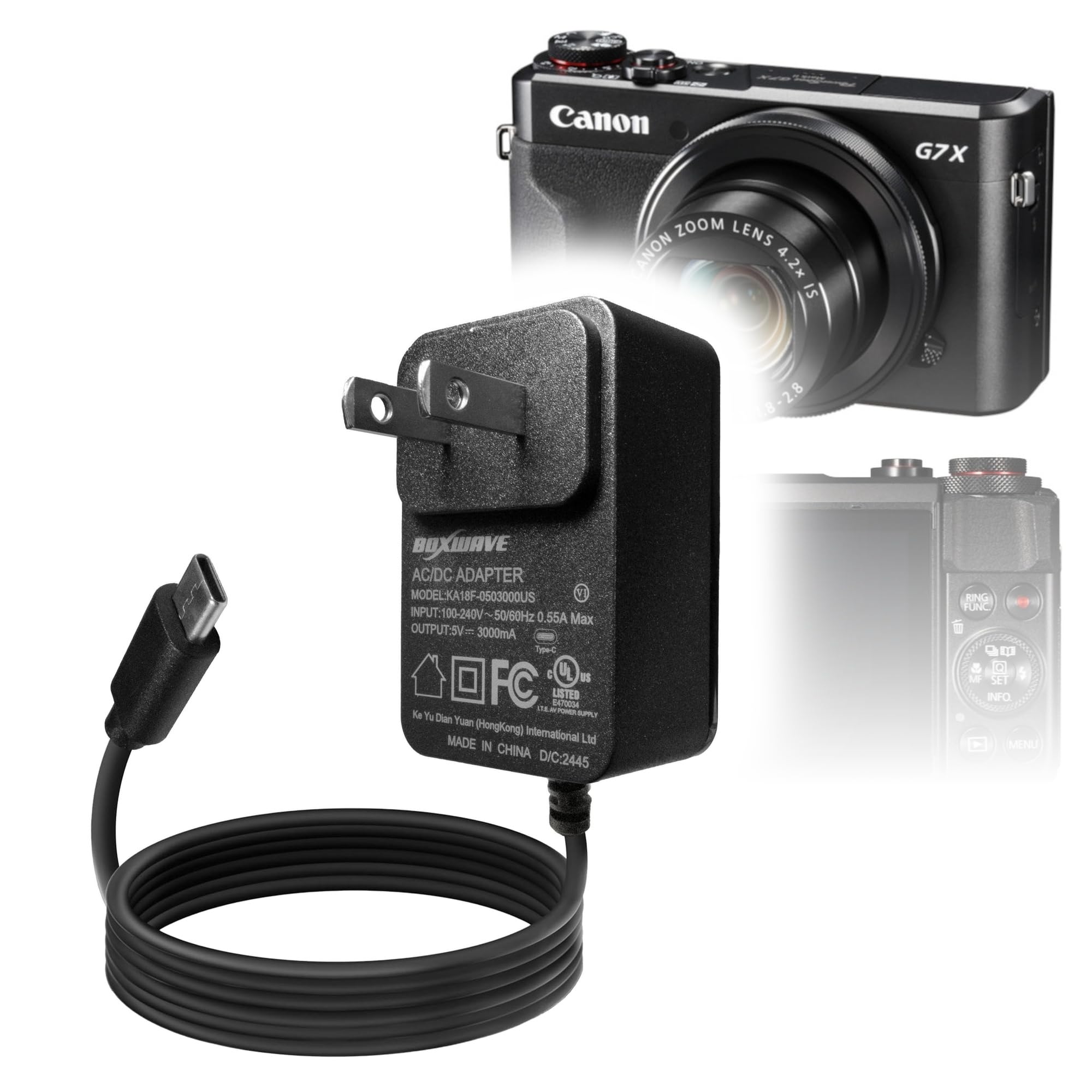 Amazon.com : BoxWave Charger Compatible with Canon PowerShot G7 X