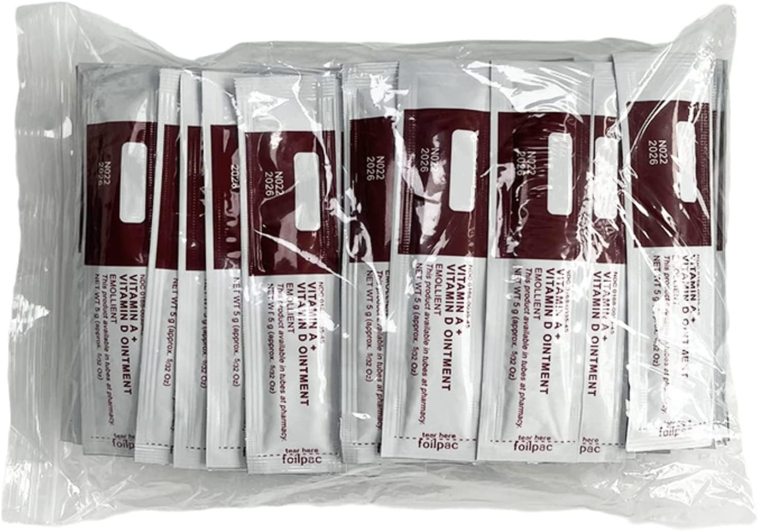 ORiTi Tattoo Aftercare Cream Vitamin A & D Anti-stain Ointment for Permanent Makeup Body Art Tattooing Faster Healing for Tattoo (100Pcs)