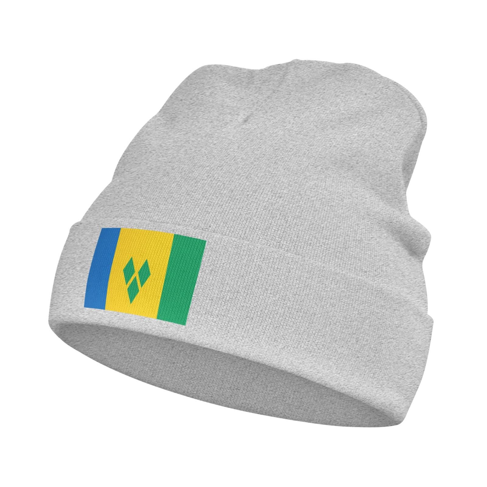 HaiRui YunDa Flag of Saint Vincent Grenadines Baby Beanies Cap Children's Winter Knitted Hat Toddler Warm Infant Knit Hats Gray