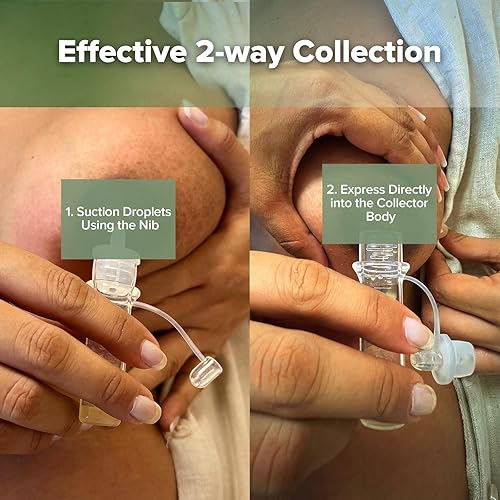 Miniatura 5 de haakaa Coleccionistas de calostro para que las madres lactantes recolecten el calostro tienda y alimenten con calostro 01 oz01fl oz 2 piezas