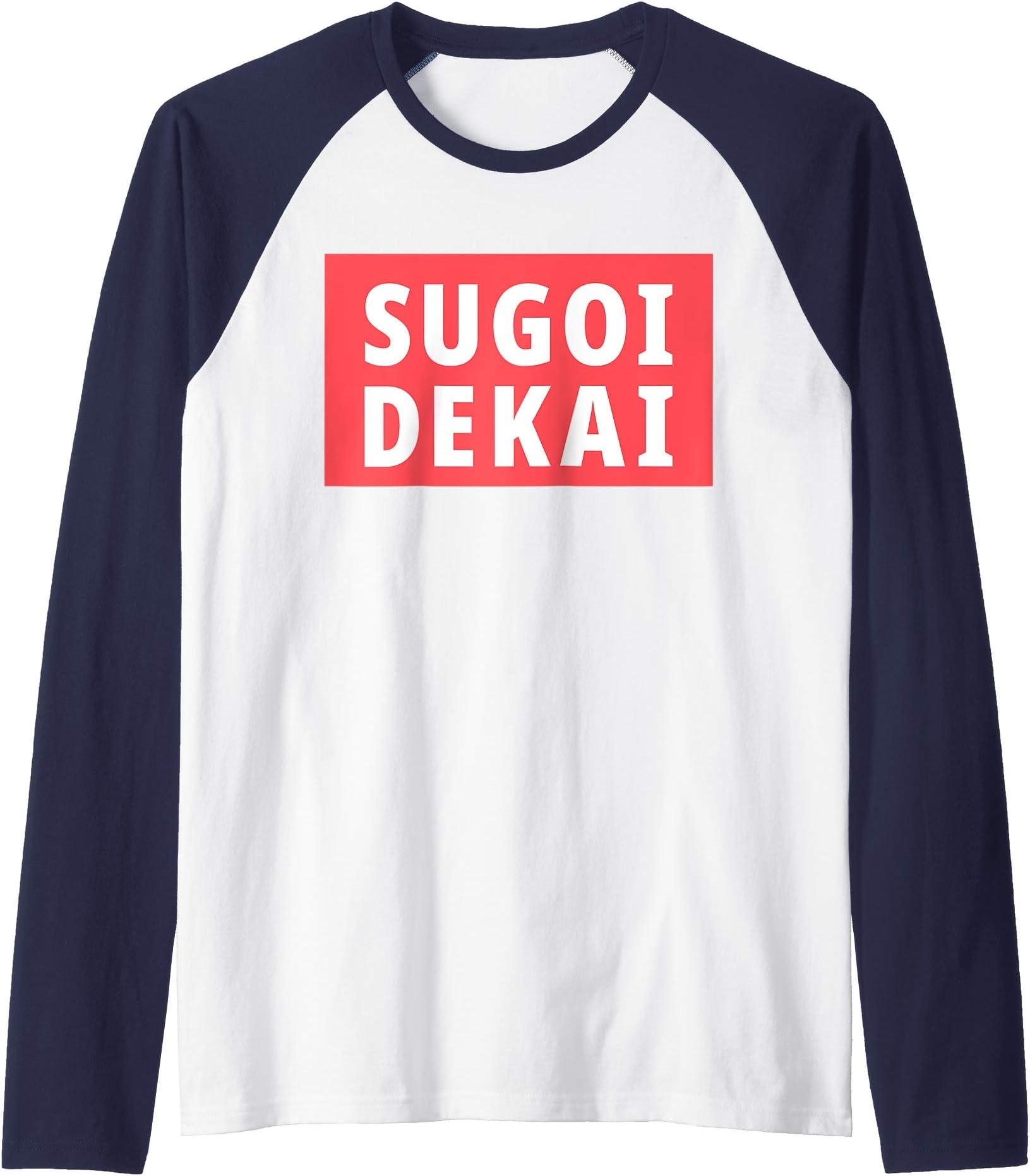 Sugoi Dekai Otaku ApparelSugoi Dekai Anime Cosplay Raglan Baseball Tee
