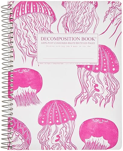 MICHAEL ROGER Jelly Fish Coilbound Notebook, 1 EA