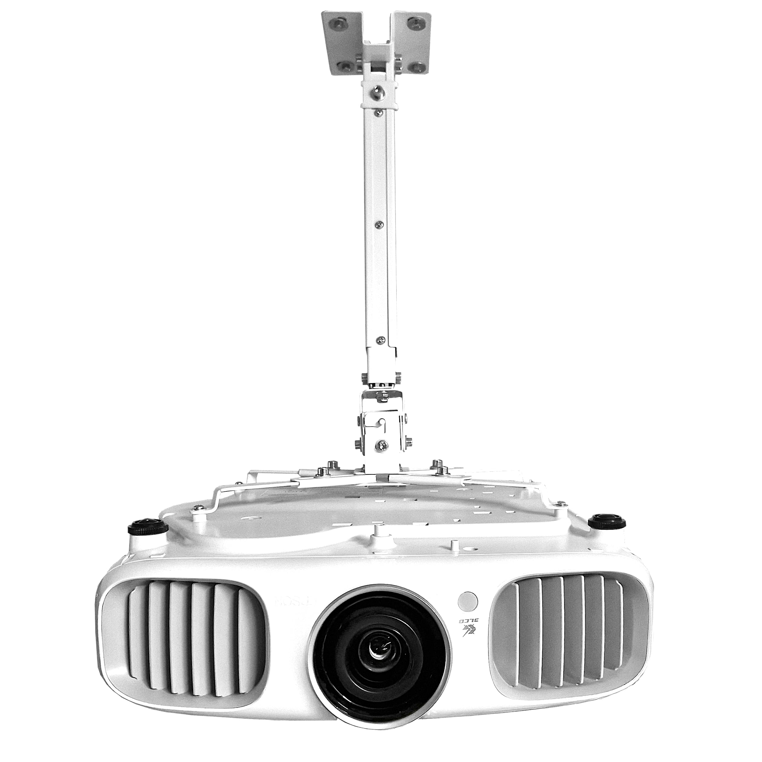 ELIX Beamer Deckenhalterung für Epson EH-TW7000 EH-TW7100 Projektorhalter für Deckenmontage, präzise vorbereitet für Heimkino-Anwendungen