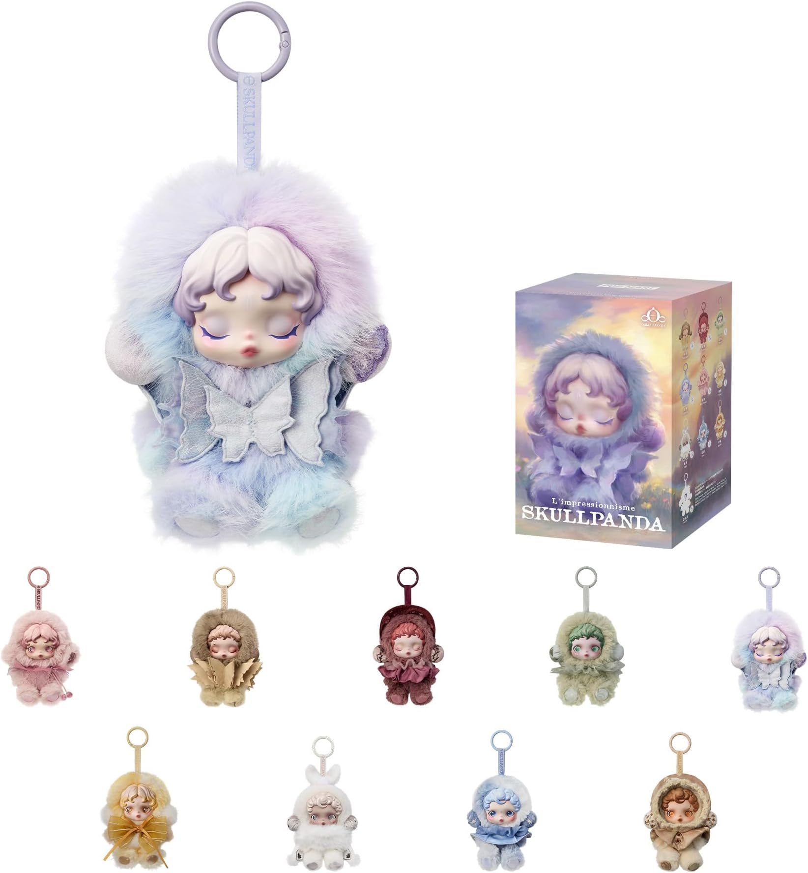 SKULLPANDA L’impressionnisme Series Plush Doll Blind Box - Random Design Collectible Art Toy