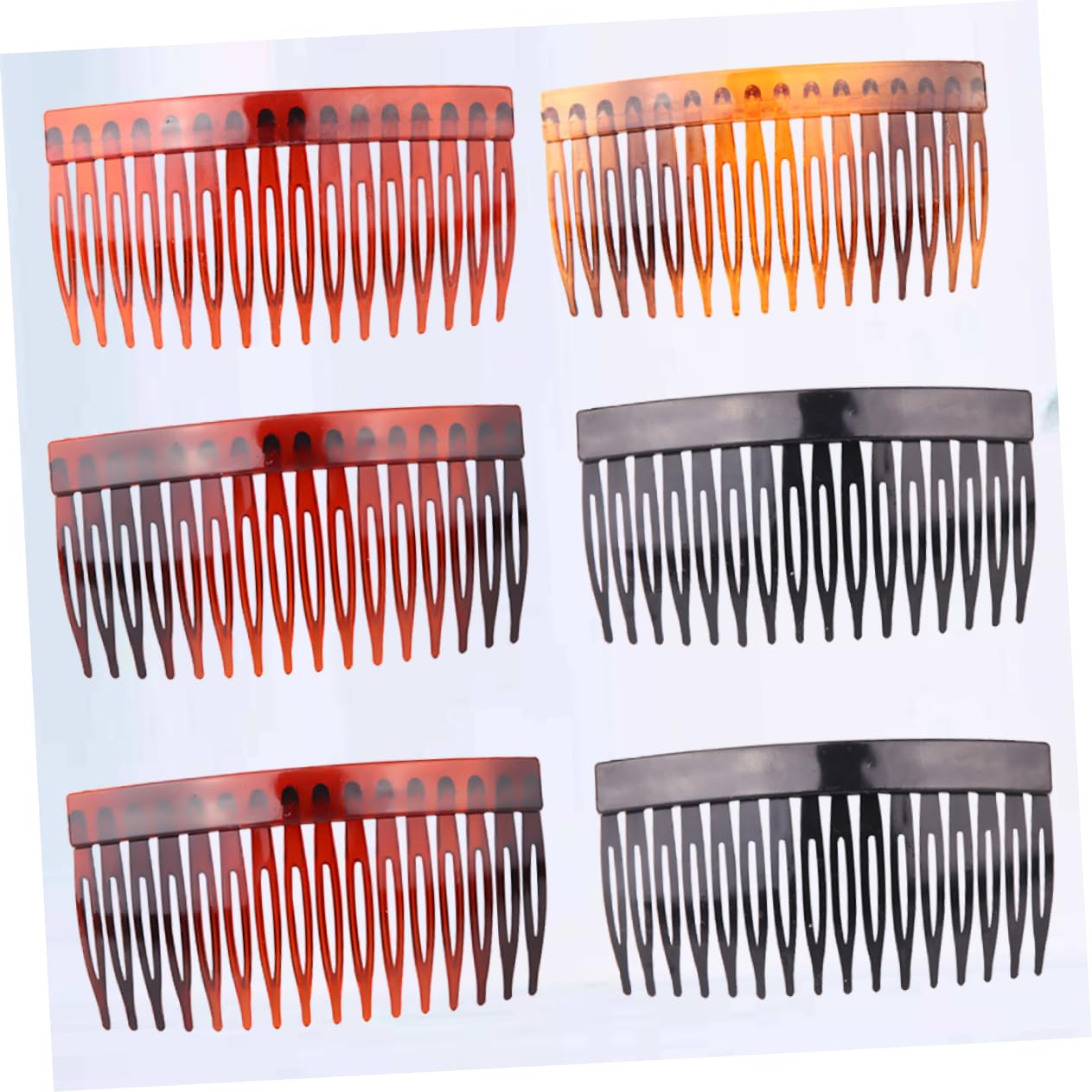Didiseaon 60pcs Hair Accessories Women Girls Teeth Plastic Hair Side Comb Fringe Combs Detangler