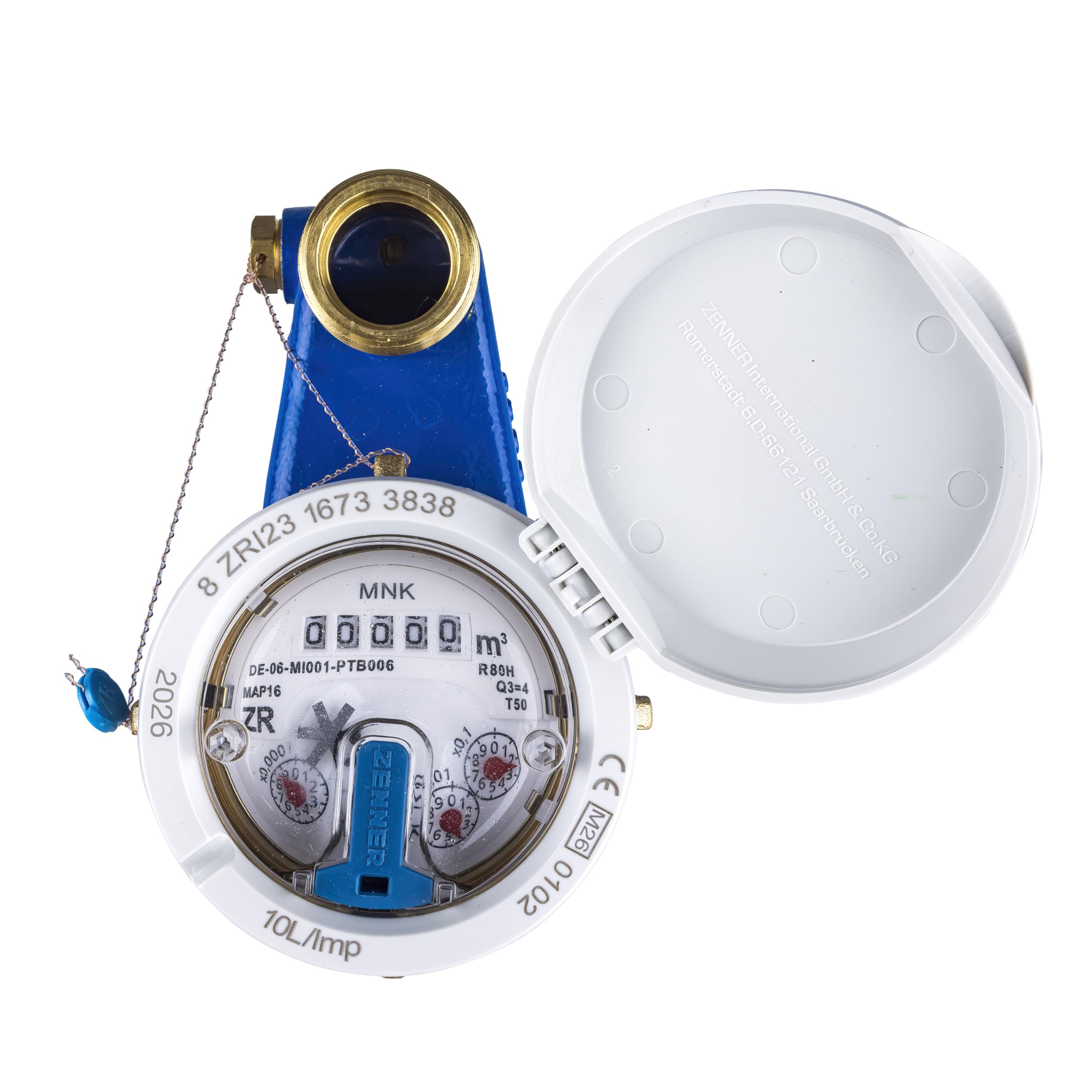 Zenner International MNK-N-ST QN 2,5 - Contatore dell'acqua domestico, verticale