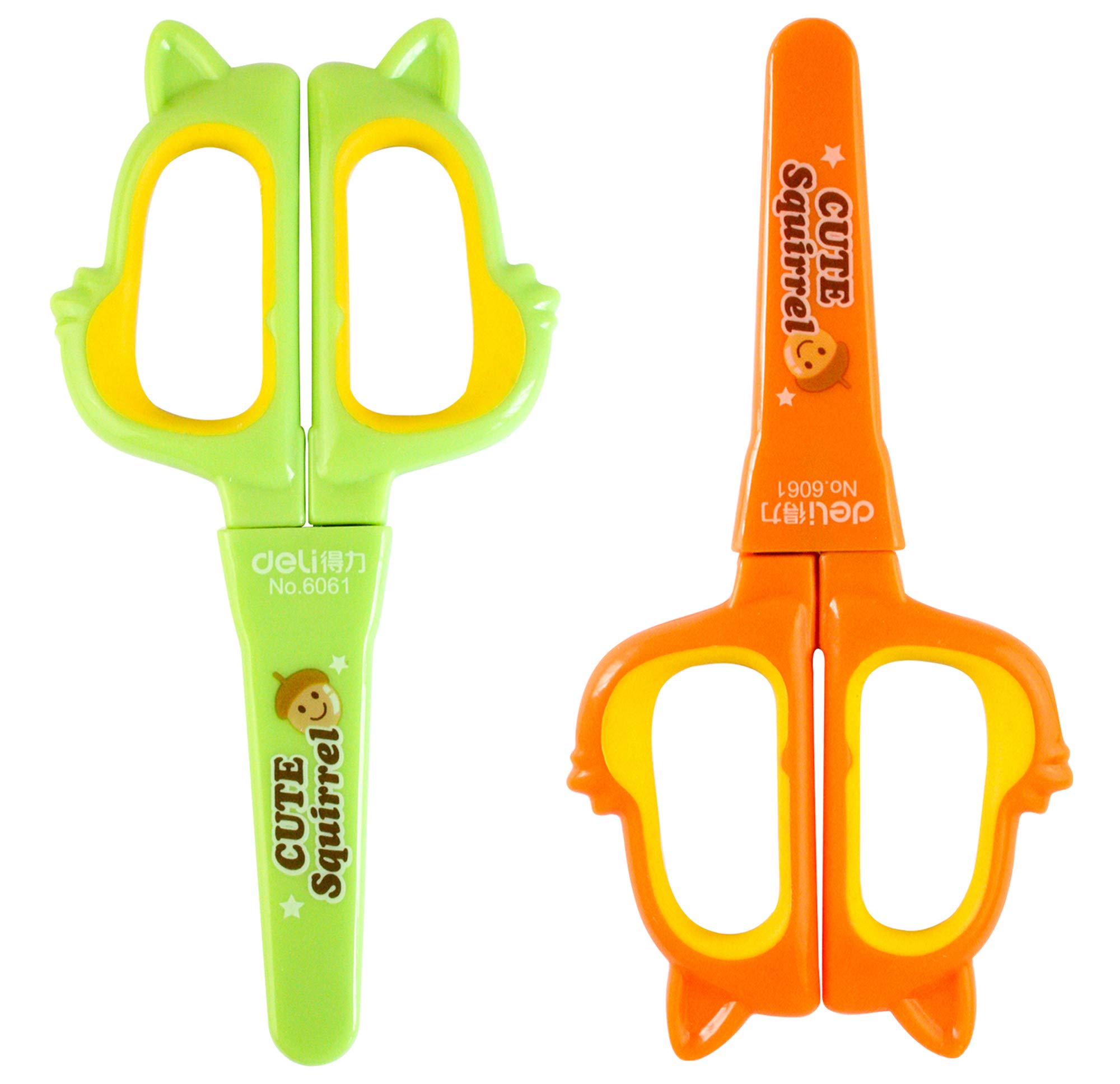 Emartbuy Set of 2 Stainless Steel Scissors With Cover 13 cm - Squirrel — image 1