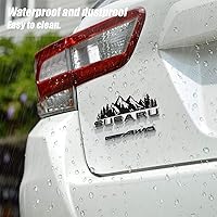 Vista 3 de Calcomanías de árbol de montaña de nieve de 7 pulgadas para automóvil, logotipo gráfico de montañas, calcomanías de insignia de alta calidad