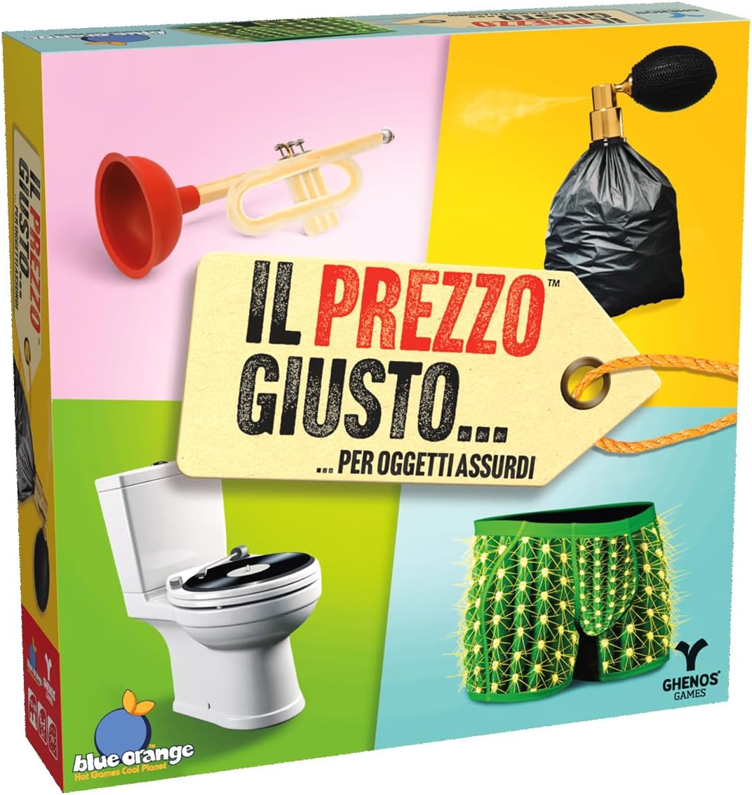 The right price - board game ideal for families and evenings with friends - sparkling and unpredictable party game - treasures of objects - 12+ years - 3-7 players - 25 minutes