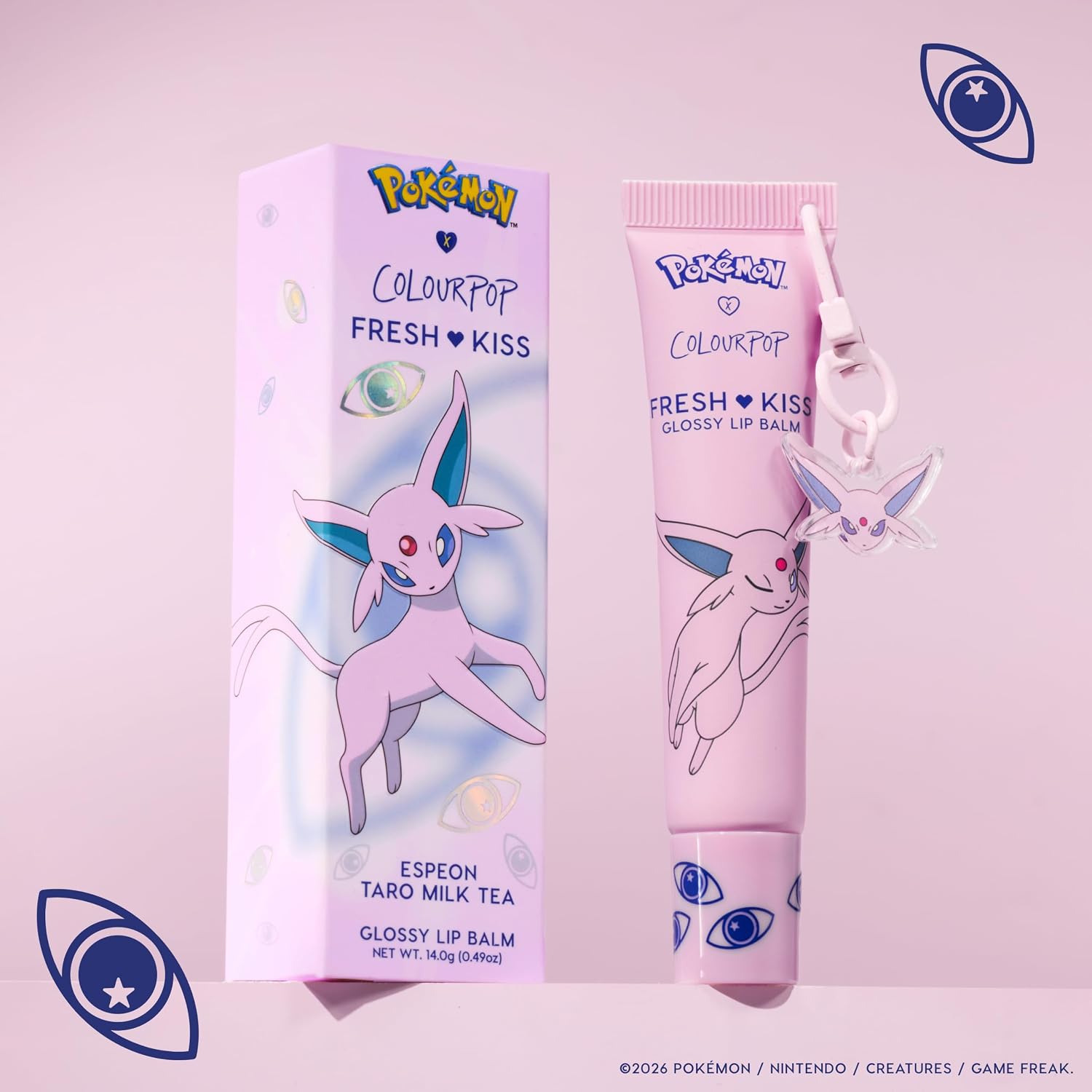 Pokémon x ColourPop: Eeveelution Fresh Kiss Glossy Lip Balm, Espeon