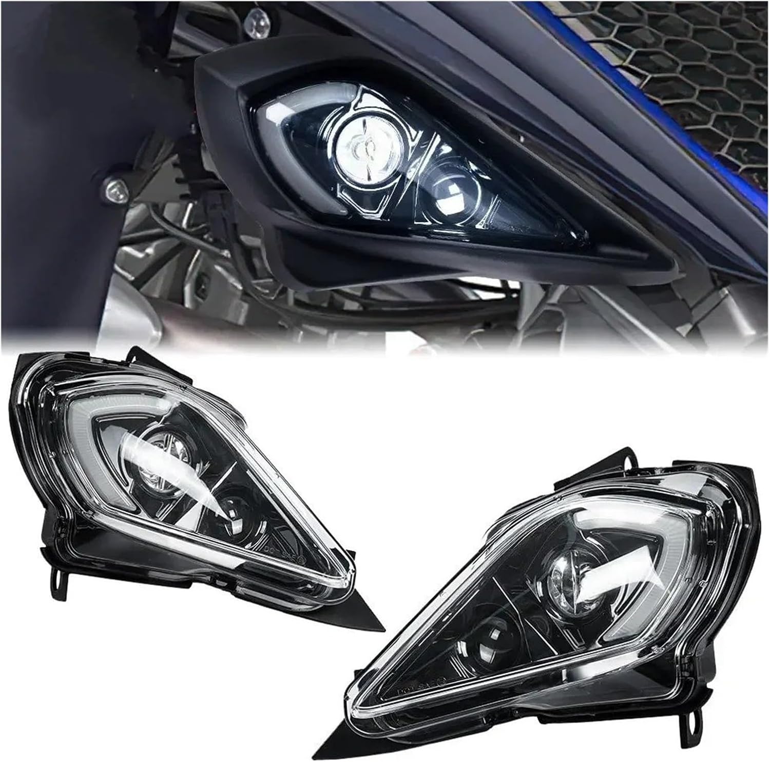 ヘッドランプオートバイプロジェクター DRL ヘッドライト YFZ450