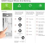 RAYZEEK Motion Sensor Switch with Manual On/Off, Single Pole (Occupancy,Vacancy,Manual) Sensor Motion Activated Wall Switch, Operable Without Ground Wire,No Neutral Required, PC Fireproof, UL Listed