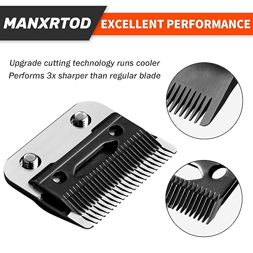 Miniatura 2 de FX8010B - Cuchilla de repuesto para modelos BaBylissPRO FX870, FX890, FX825, FX673, cuchilla de repuesto de grafito compatible con cuchillas