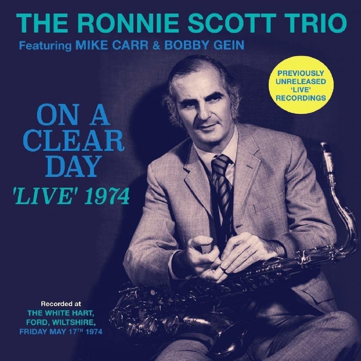 Ronnie Scott Trio On A Clear Day - Live 1974 CD New 824046439729
