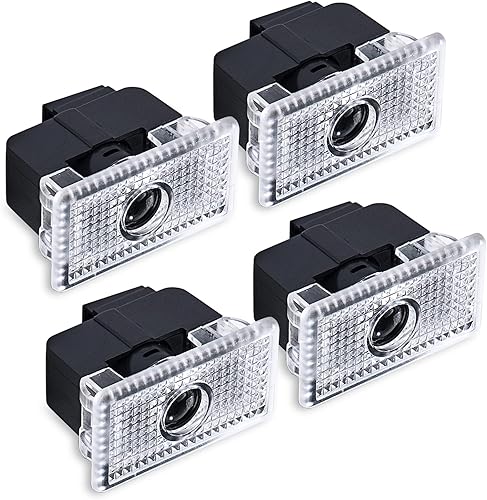 Miniatura 7 de 4 unidades para Tesla - Proyector de logotipo para puerta de automóvil, luces de charco, luces de paso de bienvenida láser 3D, luces de sombra