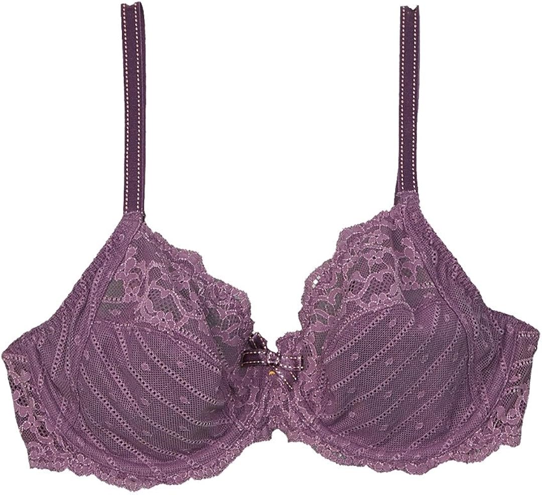 Chantelle Rive Gauche Bra, 38H, Fig at Amazon Women’s Clothing store