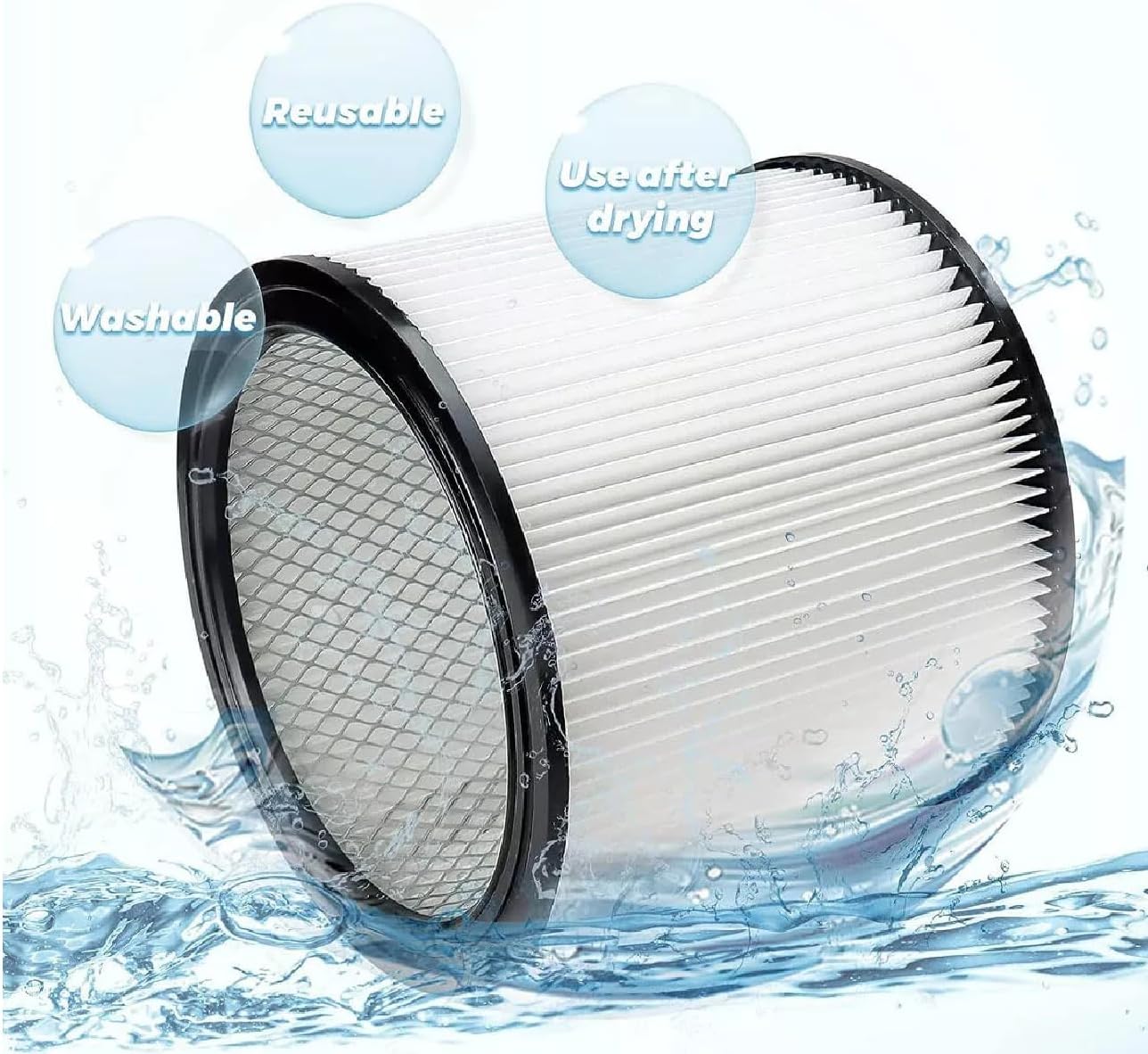 Replacement Filter for Vacuum SS16-SQ550, SS16-SQ650, 86MTSQ550 (1x 90304 Filter)