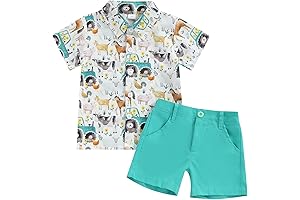 Toddler Baby Boy Summer Outfit Farm Sets For Toddlers