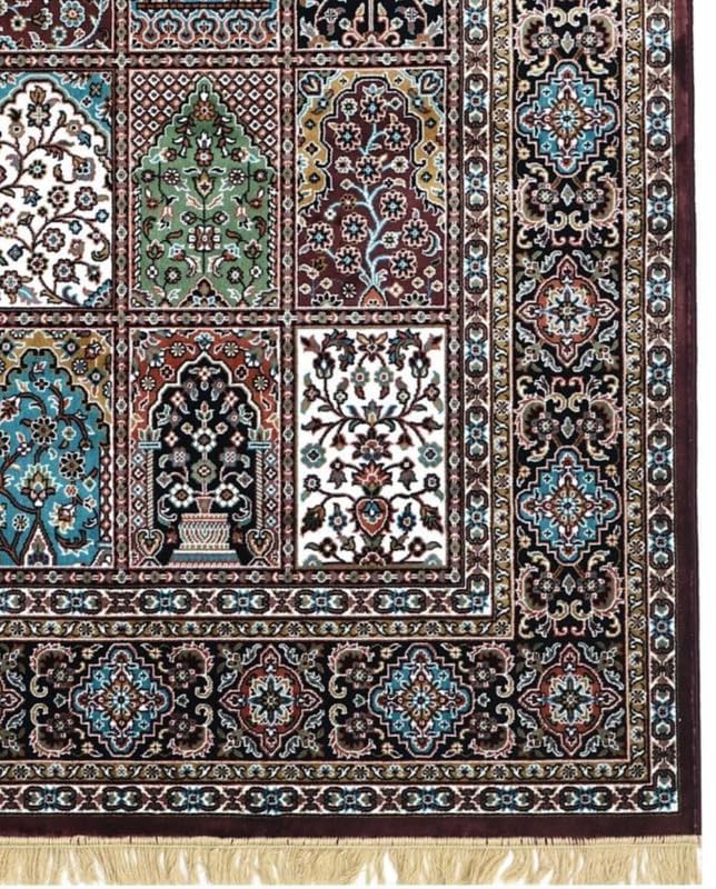 Image of Luxury Silk Carpet 4 x 6 FEET for Living Room or Bedroom, Made with Premium Silk, Perfect for Elegant Interiors Comfort and Timeless Design