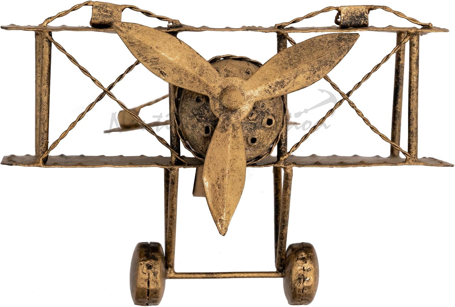 NAUTICAL COLLECTION Wrought Iron Airplane | Decorative Home décor Collectible | Desk top Decoration