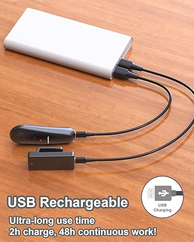 Miniatura 7 de Vanwirel Girador de páginas de control remoto RF compatible con Kindle Paperwhite Kobo eReaders iPhone, iPad, iOS, tabletas Android, novelas de