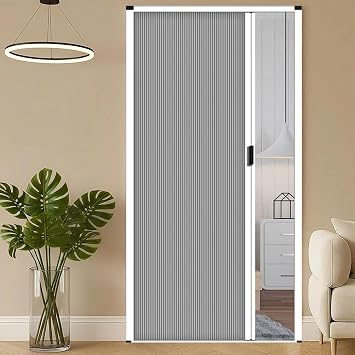 Accordion Folding Door Invisible SlidingInternal Folding Doors Concertina Doors Sliding Room Divider,Retractable Push-Pull,for Utility Room/Bedroom/Kitchen No-Drill