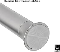 Vista 5 de Barra de cortina cromada de Umbra de 7/8 pulgadas de diámetro para la ventana