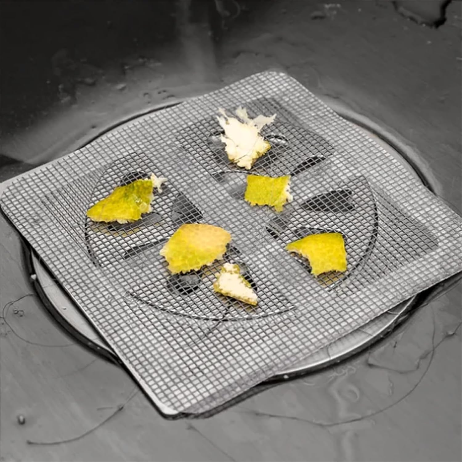 Adhesivo desechable para recoger el pelo, calcomanías de malla de drenaje de ducha, adhesivo de filtro de drenaje de suelo, cubiertas de drenaje desechables, calcomanías de drenaje de suelo para baño