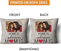 Vista 3 de Almohada personalizada con fotos para mamá. Almohada personalizada con imágenes y nombre para cumpleaños, día de la madre y Navidad.
