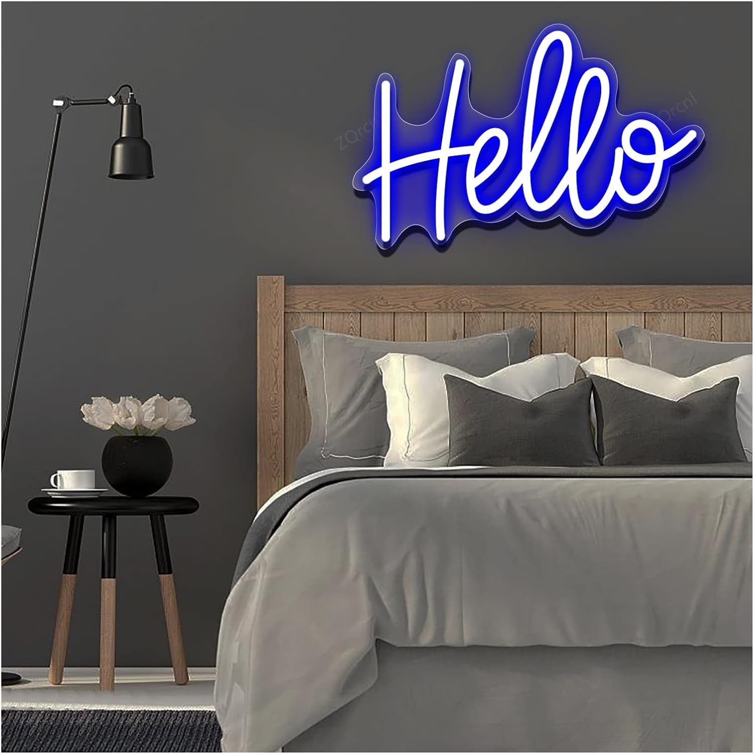 Cartel de neón personalizado, LED de acrílico grande, decoración de pared para dormitorio, barra de boda, fiesta al aire libre