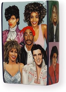 Tribute Artists Music Edition Ceramic Vase – Small, 15x5x10cm, Musical-Inspired Australiana Decor, New Bone China Giftware