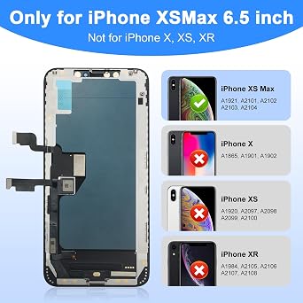 Replacement LCD Screen for iPhone Xs Max A1921 6.5 Inch