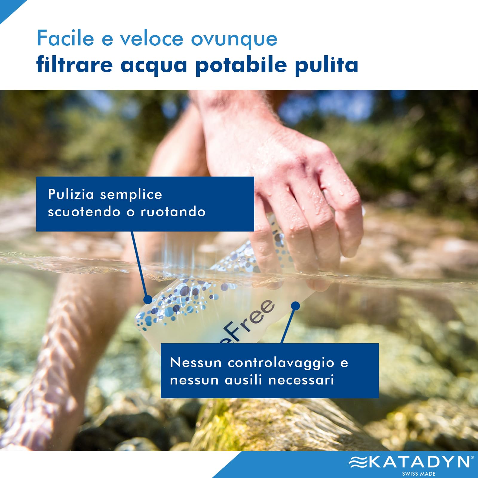 KATADYN BeFree Filtro dell'Acqua, Volume: 0.6 Litri