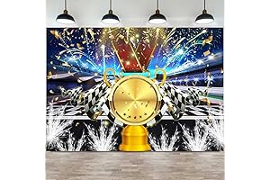Gold Medal Products: Racing Car Backdrop Finish Line Race Track Gold Trophy Medal Photography Background