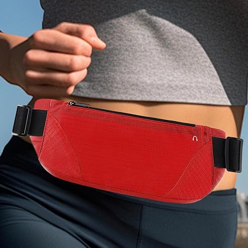 Miniatura 6 de Belt Bag, Waist Bag Leather, Waterproof Adjustable FannyBag, Sturdy Lightweight Comfortable Sports Storage Belt Pouch for Men, Women, Teens and