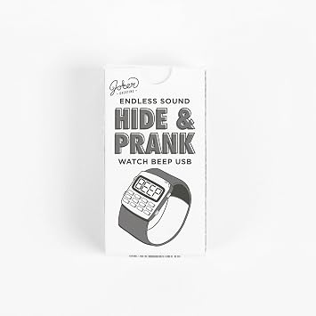 USB Watch Beep Prank Device - Endless Random Office Computer Joke Gift with Intermittent Timer Sounds