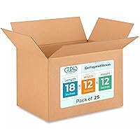 Vista 10 de IDL Packaging Cajas para envío de cartón corrugado cúbicas de 10 pulgadas de largo x 10 pulgadas de ancho x 10 pulgadas de alto (paquete de 5)