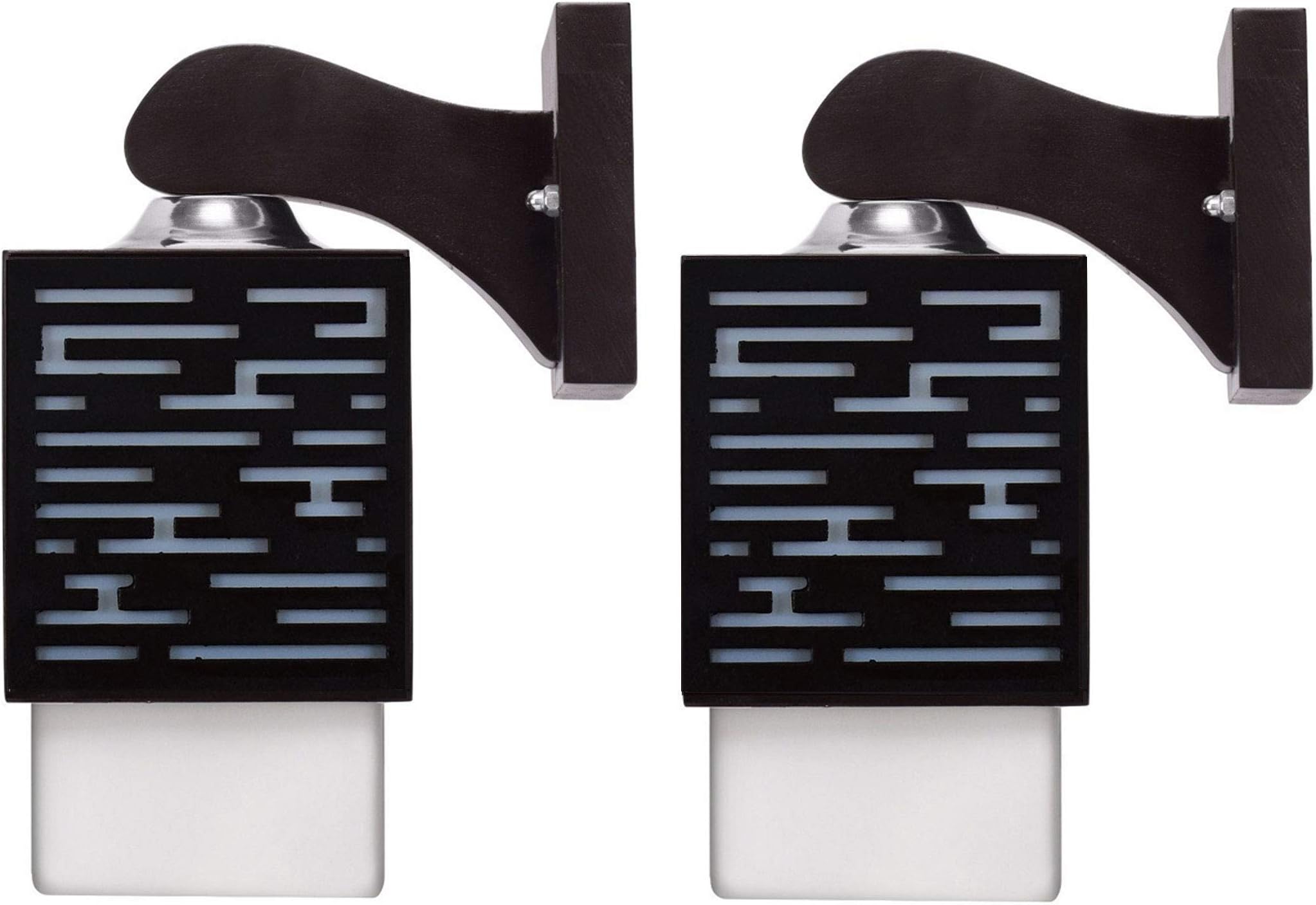 Gojeeva Wooden Wall Lamp Suitable for Living Room,Foyer,Bedroom,Hallway (Pack of 2) TR2