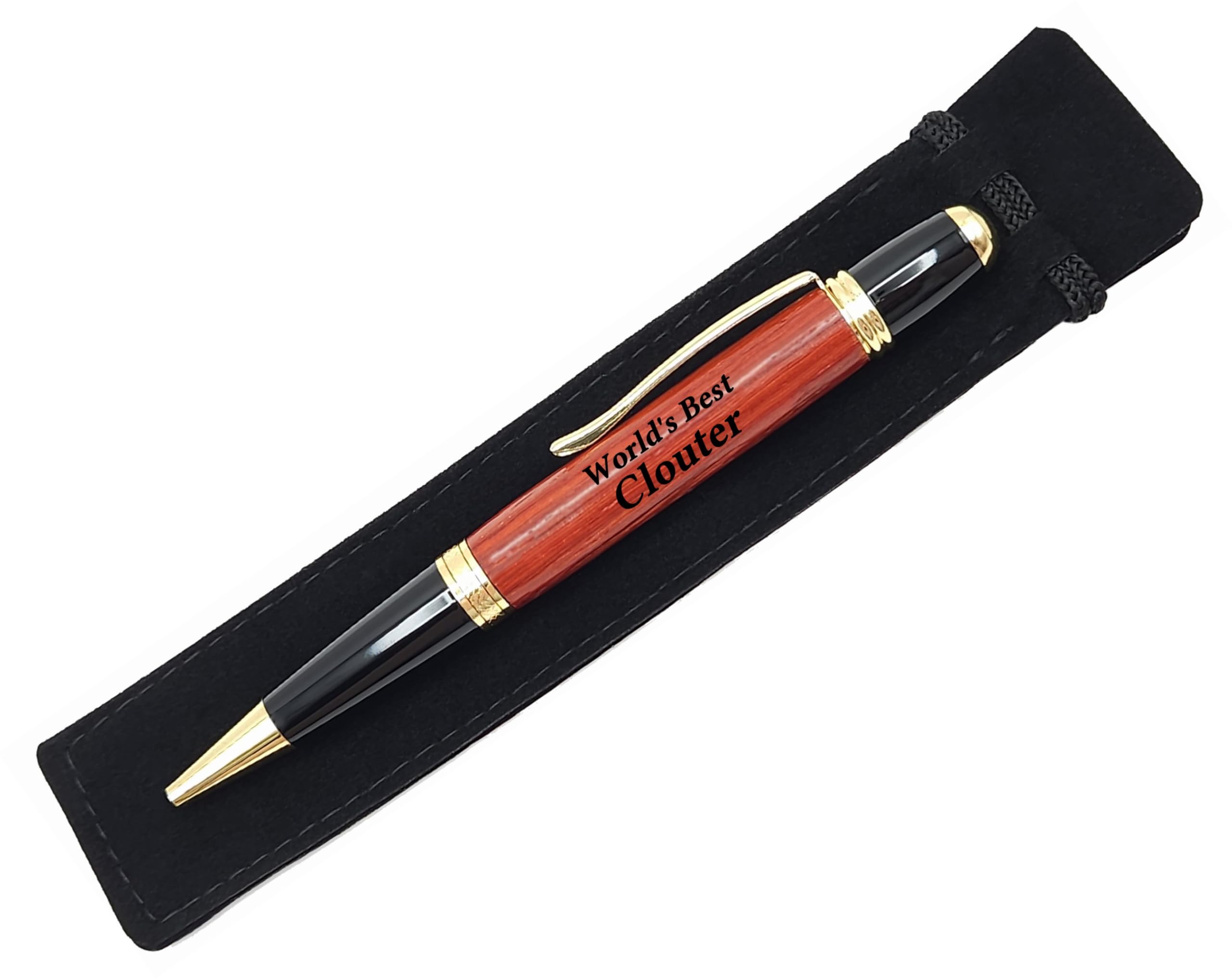 Gift For Clouter World's Best Clouter Present Engraved Pen