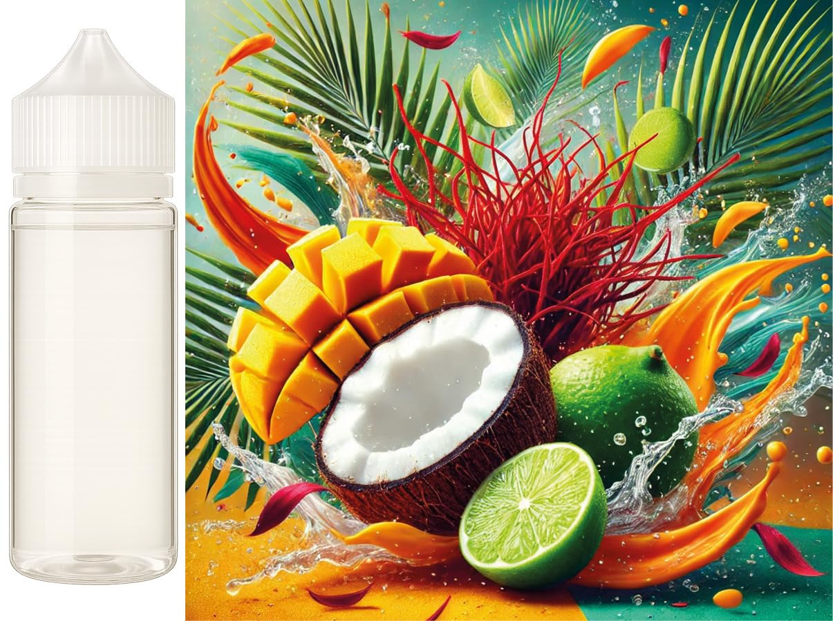 Mango-Saffron Fusion - szafran, mango, kokos i limonka Aromat Koncentrat - wegański - Sasami - 100ml