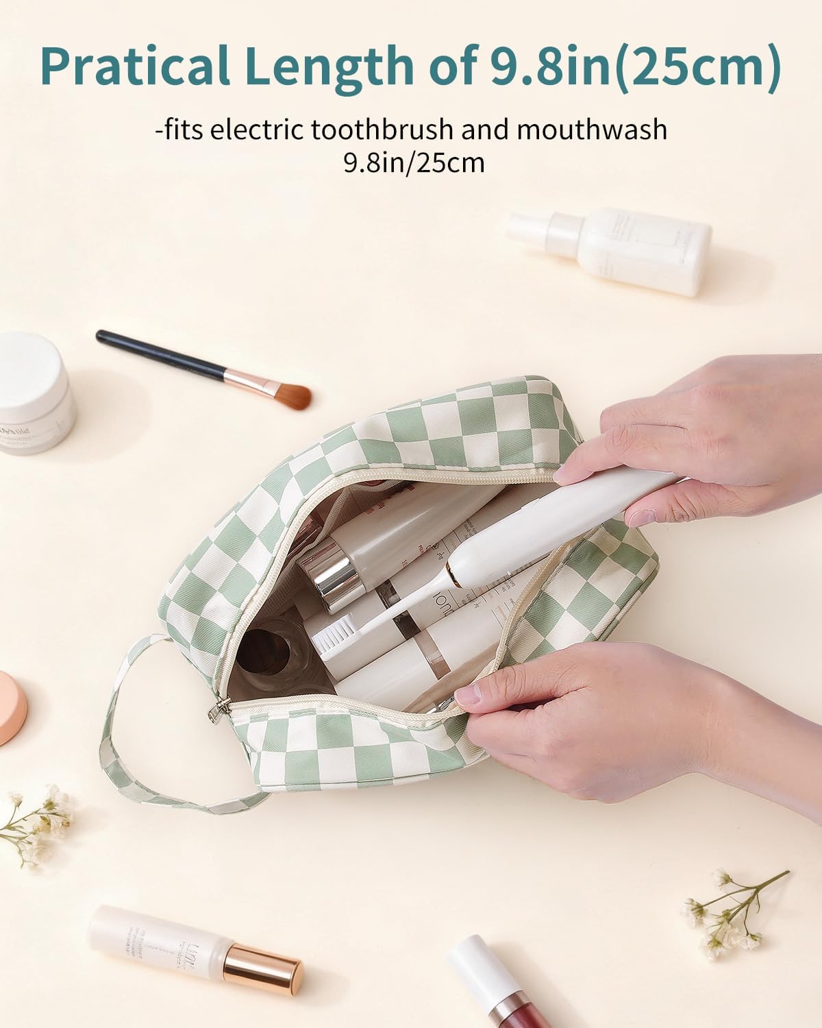 Narwey Travel Toiletry Bag for Women Traveling Dopp Kit Men Travel Bag for Toiletries Cosmetic Bag Makeup Bag Medicine Bag for Traveling - Image 6