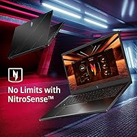 Vista 7 de Laptop Acer Nitro V para juegos Procesador Intel Core i5-13420H GPU NVIDIA GeForce RTX 3050 Pantalla IPS FHD de 15.6" 144Hz 8GB DDR5 SSD