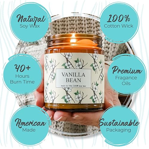 Miniatura 2 de Moonlight Makers Hey There Pumpkin Pumpkin Spice Candle, Fall Candle with Essential Oils, Autumn Soy Candle for Home, Long Lasting 40+ Hour Burn