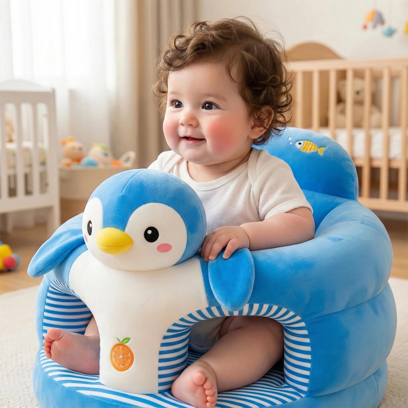 Chaise douce bébé Sit Me Up Seat avec support assis pingouin 0-36 mois
