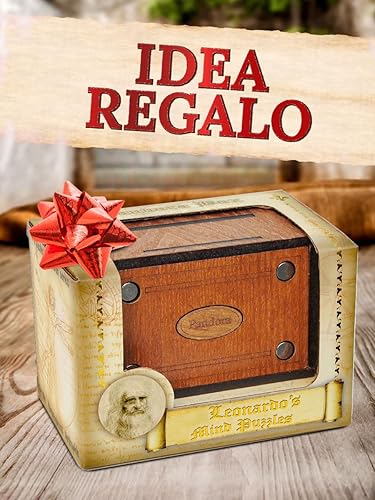 Miniatura 2 de Logica Jeux Art. Pandora Box - The Secret Box - Rompecabezas de madera - Caja secreta - Dificultad increíble 56 - Colección Leonardo da Vinci