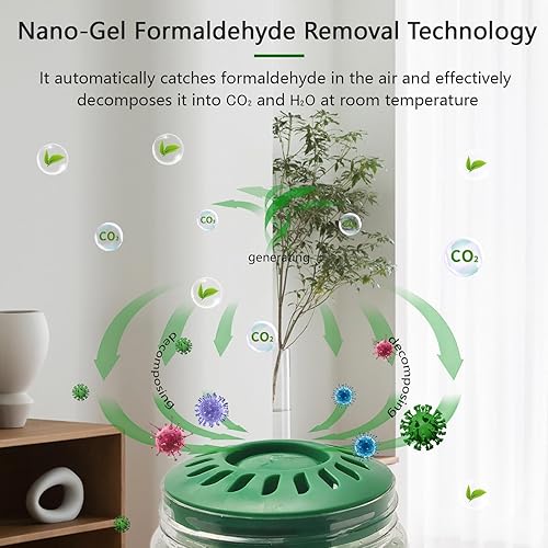 Miniatura 3 de Gel de eliminación de formaldehído, potente desodorante, purifica el aire, elimina eficazmente los olores y el formaldehído de hogares, lavanderías,