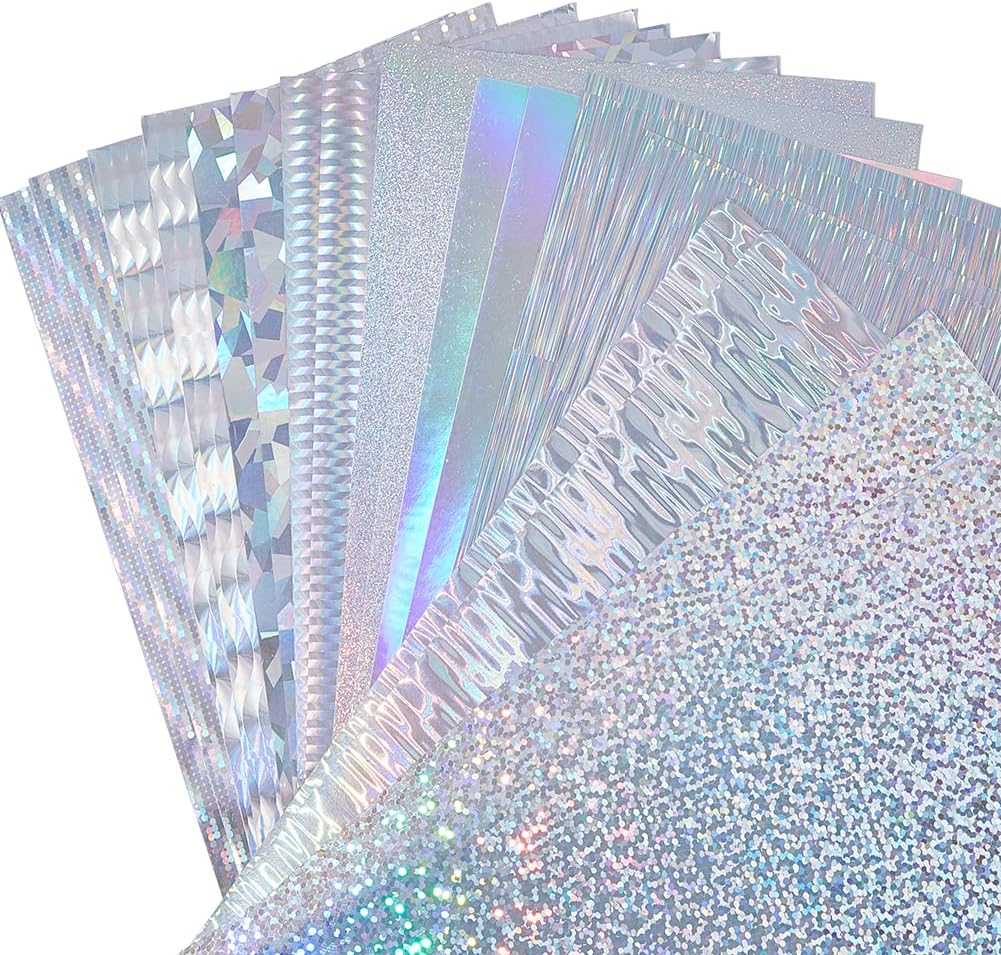 SUPERFINDINGS 18Pcs 9 Styles Reflective Silver Fishing Lure