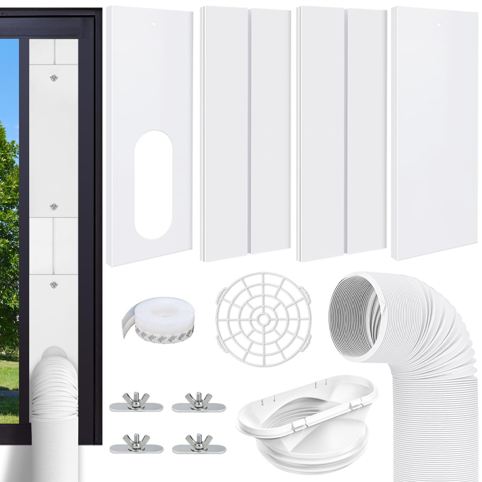 Portable Air Conditioner Window Vent Kit