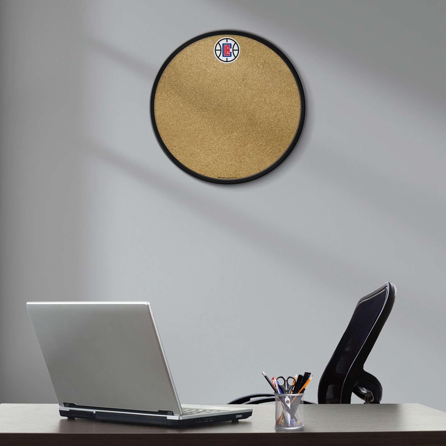The Fan-Brand NBA Los Angeles Clippers: Modern Disc Cork Board- Sports Decor for Home, Game Room, Fan Cave & Garage - USA Made